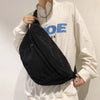 Sac banane velours noir